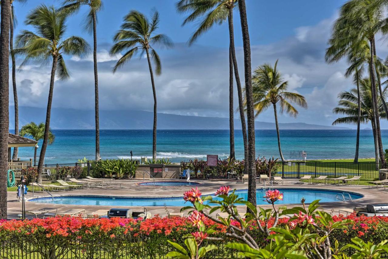 Lahaina Resort Retreat With Pool And Ocean Views! Kahana Kültér fotó